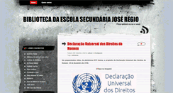 Desktop Screenshot of biblioteca.esc-joseregio.pt
